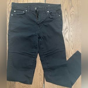 American Eagle Soft Twill Pant Skinny Black 30x32